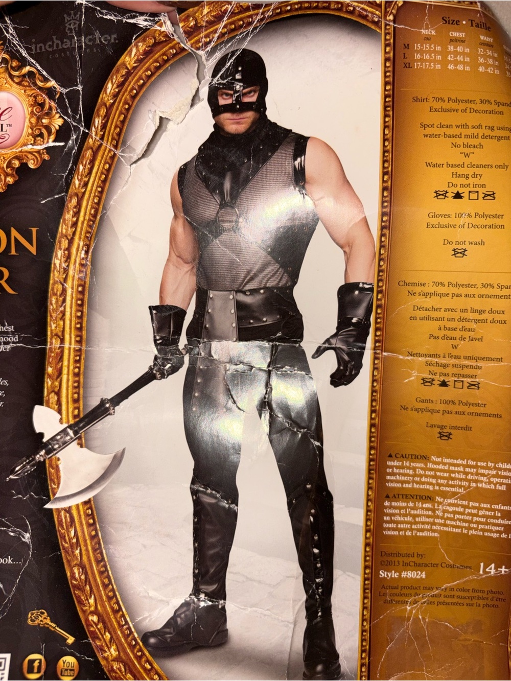 Men's Black Dungeon master Costume